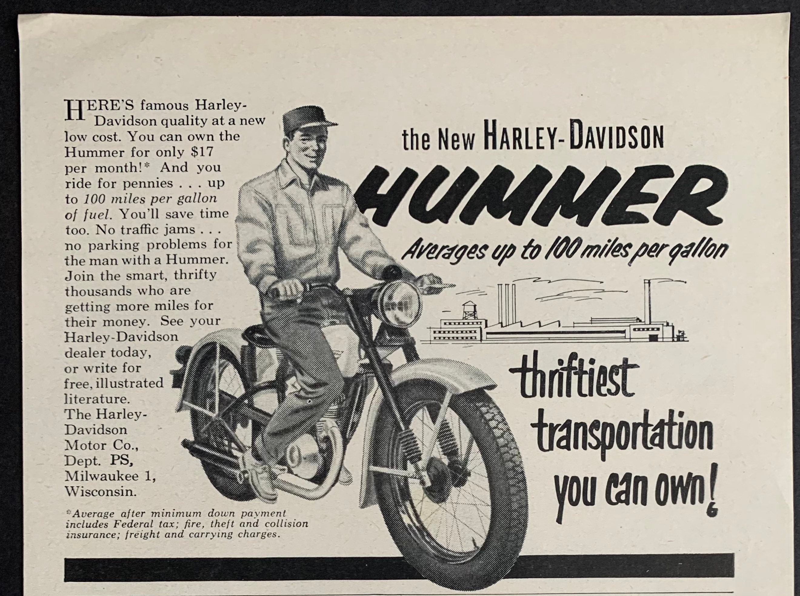HARLEY DAVIDSON Hummer